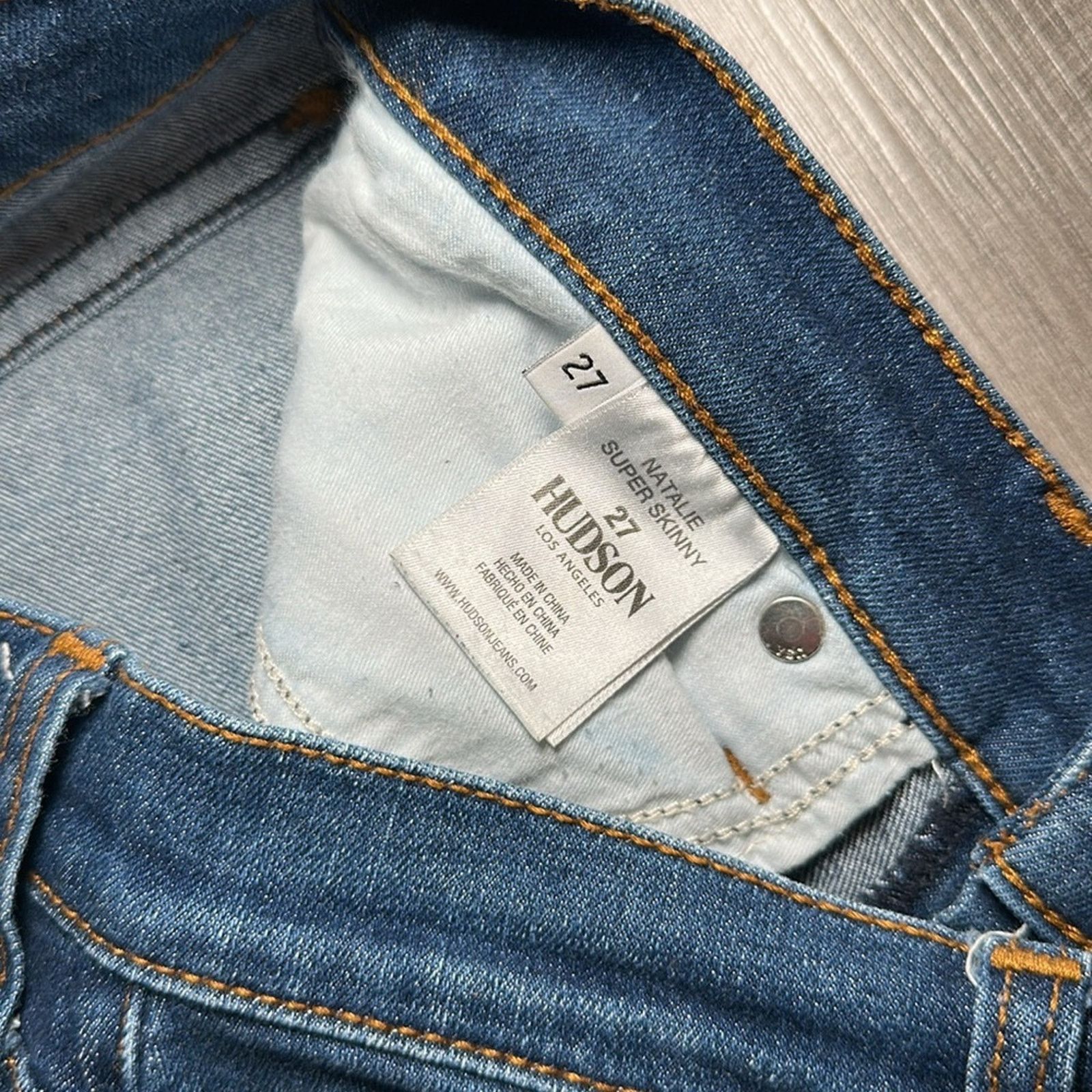 Hudson Hudson Natalie Super Skinny Jeans - 27 Size 27" / US 4 / IT 40 - 7 Thumbnail