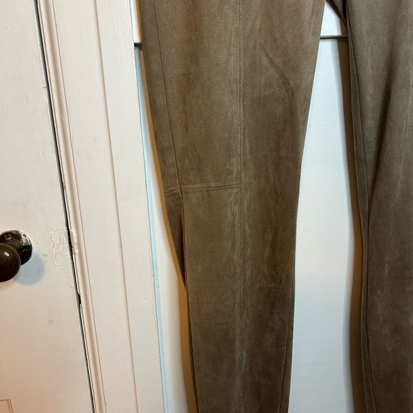 Renuar Nwt Renuar Tan Faux Suede Pull On Pants Size 26" / US 2 / IT 38 - 6 Thumbnail