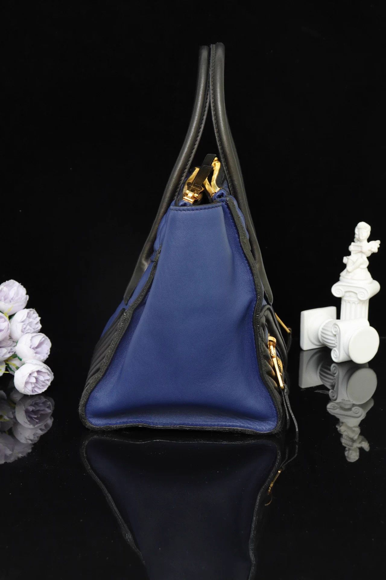 Miu Miu MIU MIU blue-black colorblock crossbody bag with strap Size ONE SIZE - 4 Thumbnail