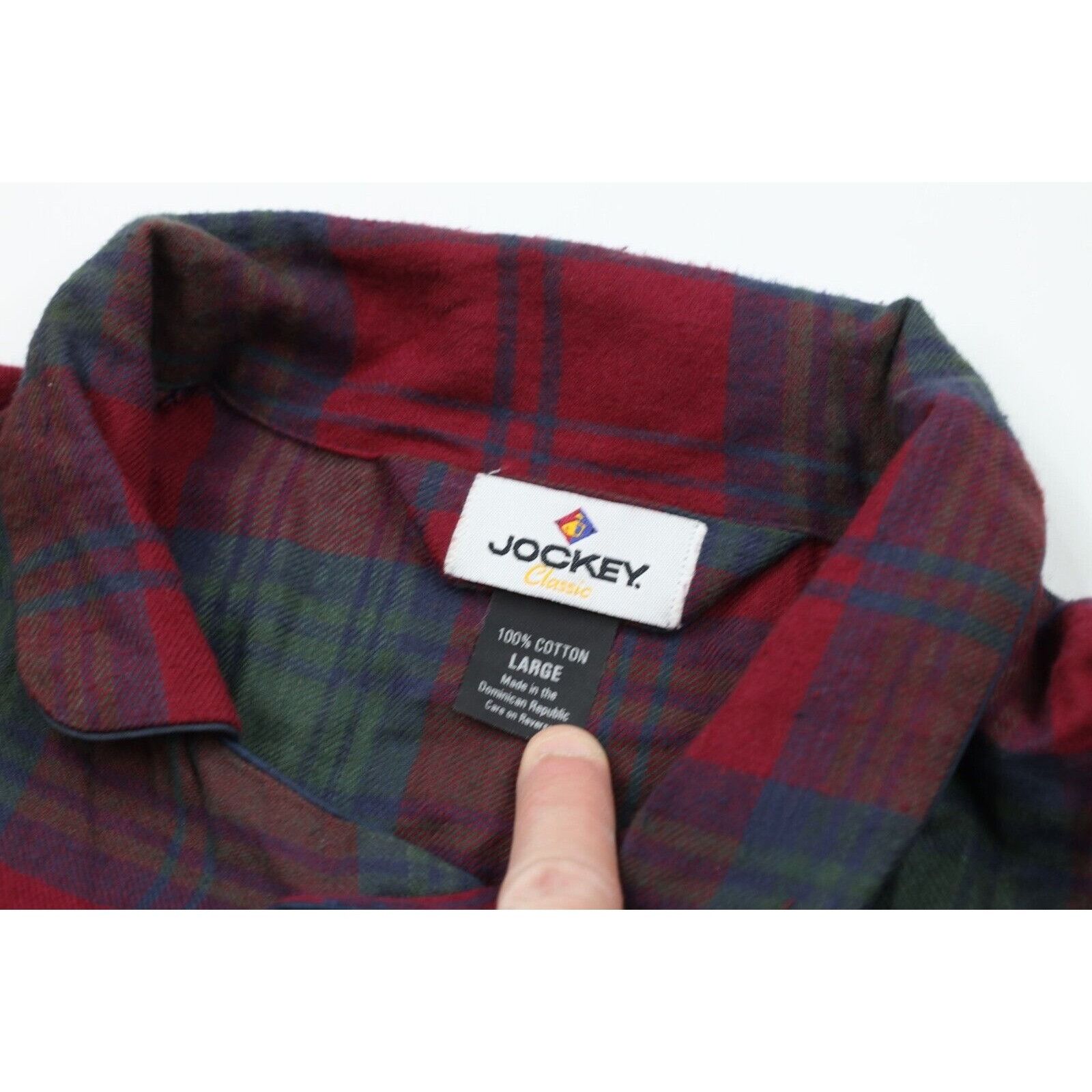 Vintage Deadstock Vintage 90s 2 Piece Flannel Pajamas Set Size US L / EU 52-54 / 3 - 5 Thumbnail
