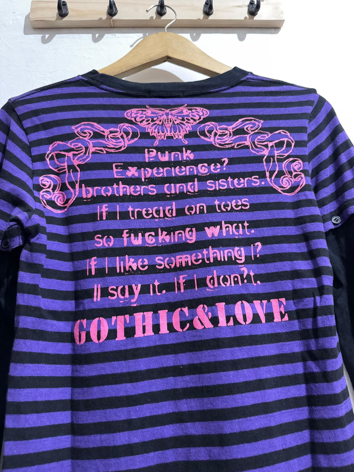 Hysteric Glamour × If Six Was Nine × Japanese Brand Y2k Jhoney double layer ifsixwasnine Long sleeve Size US S / EU 44-46 / 1 - 4 Thumbnail