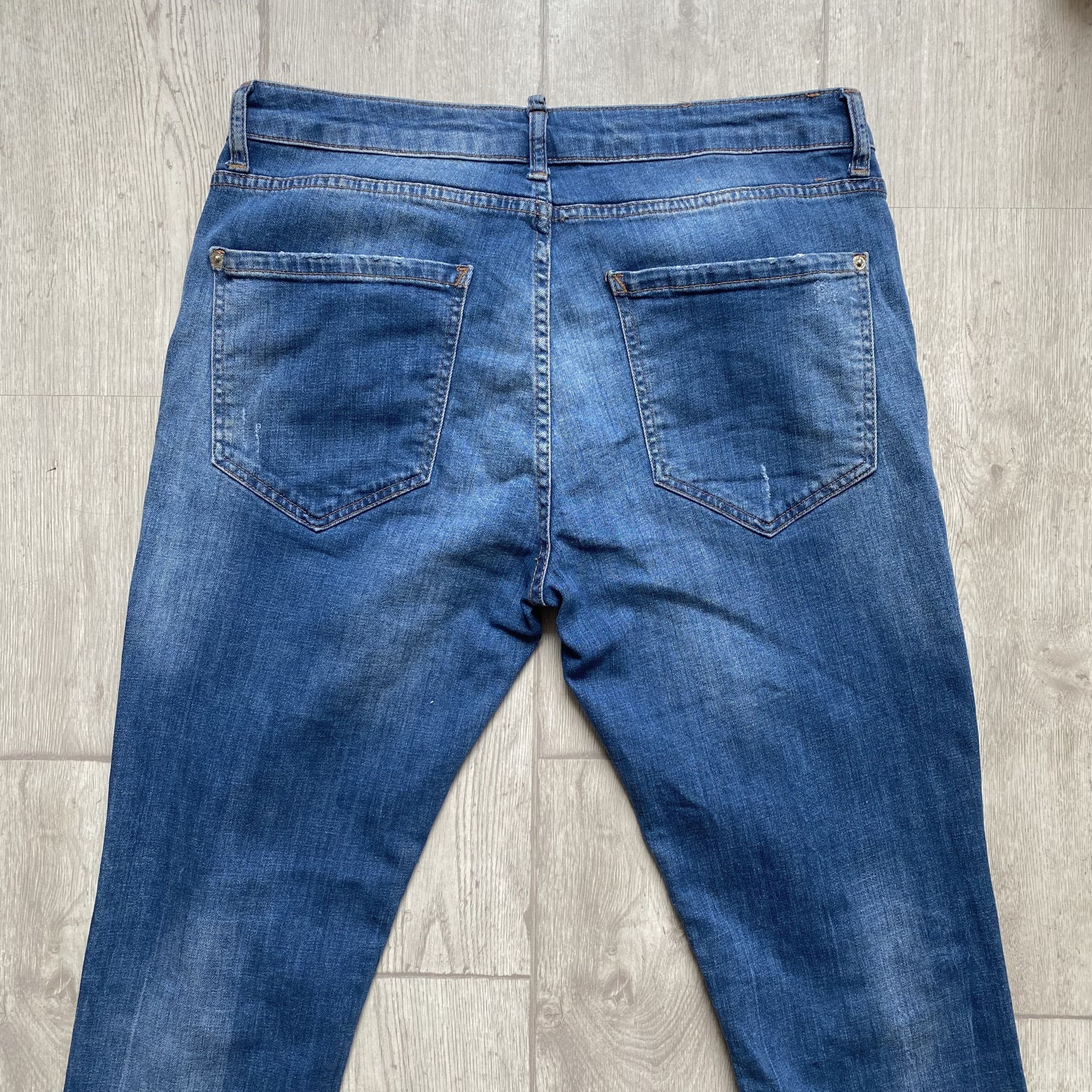 Dsquared2 👖 Dsquared2 Jeans Distressed Paint Slim Fit pants denim Size US 34 / EU 50 - 2 Thumbnail