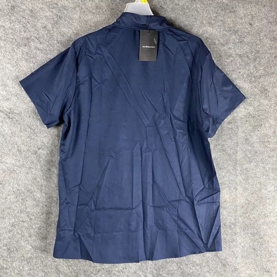 Other Hawalili Button Up Shirt Men's Short Sleeve NWT Polyester L Size US L / EU 52-54 / 3 - 6 Thumbnail