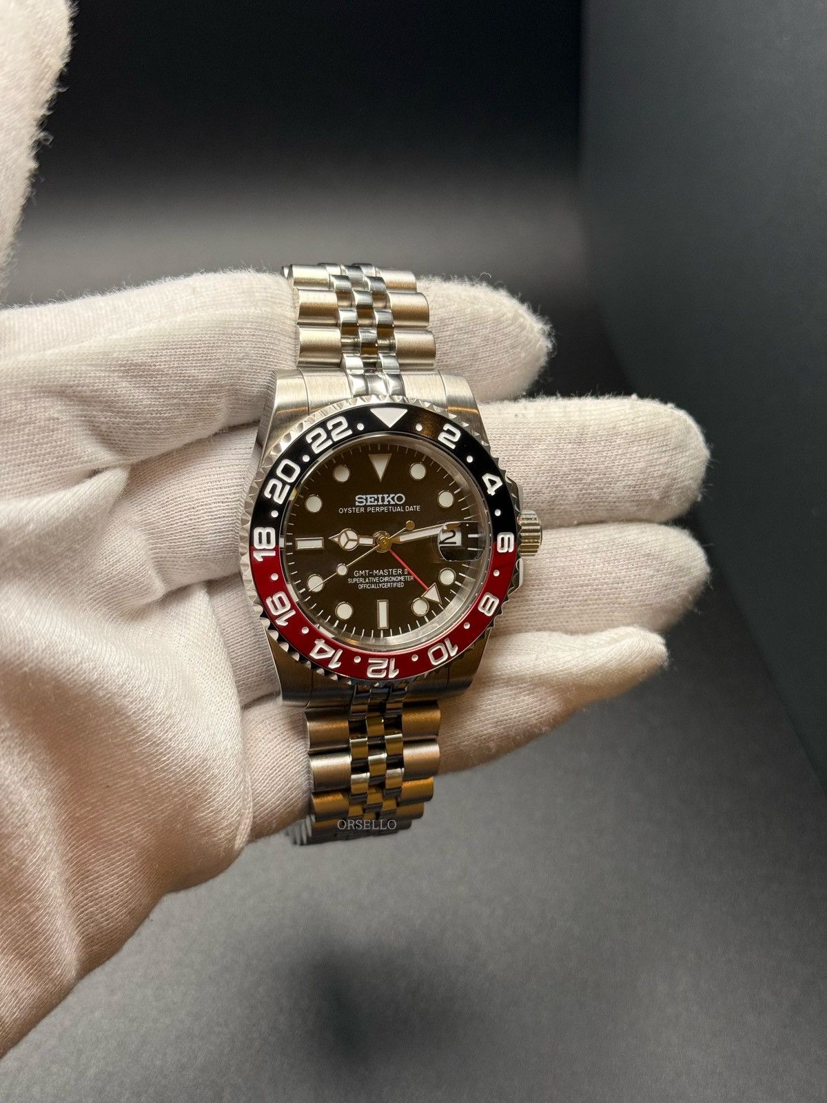 Seiko seiko mod watch gmt coke Size ONE SIZE - 4 Thumbnail