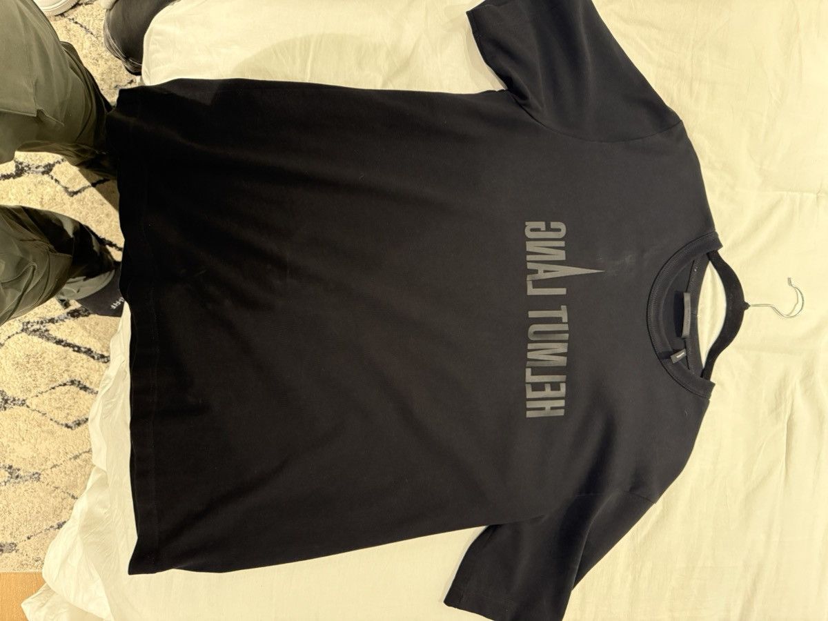 HELMUT LANG BLACK TEE SHIRT