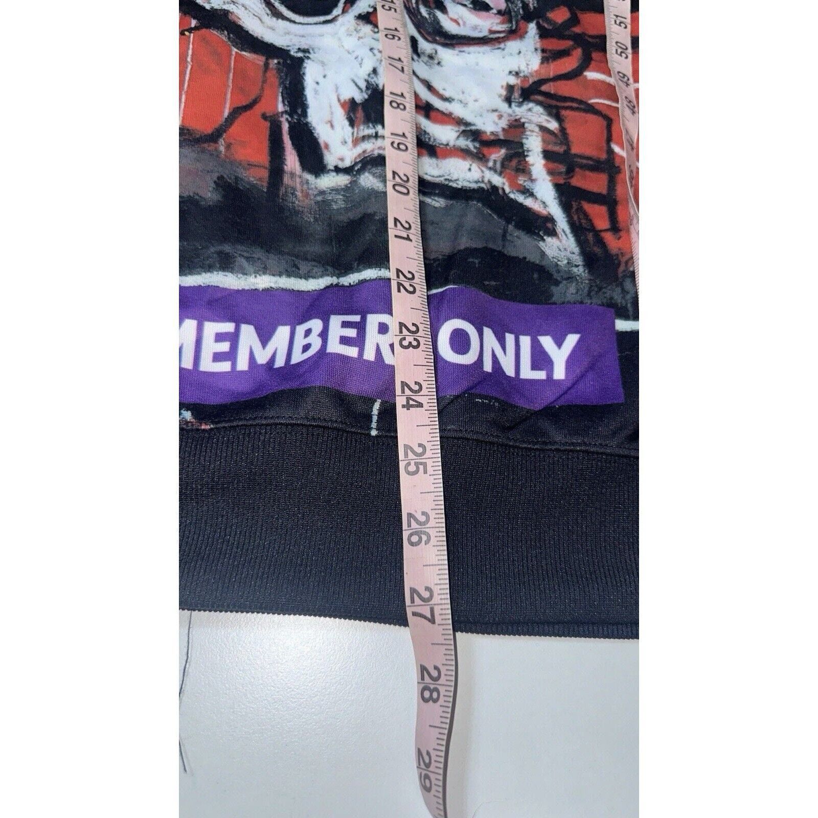 Members Only Jean Michel Basquiat x Members Only Hoodie Small Y2K AOP Size US S / EU 44-46 / 1 - 18 Thumbnail