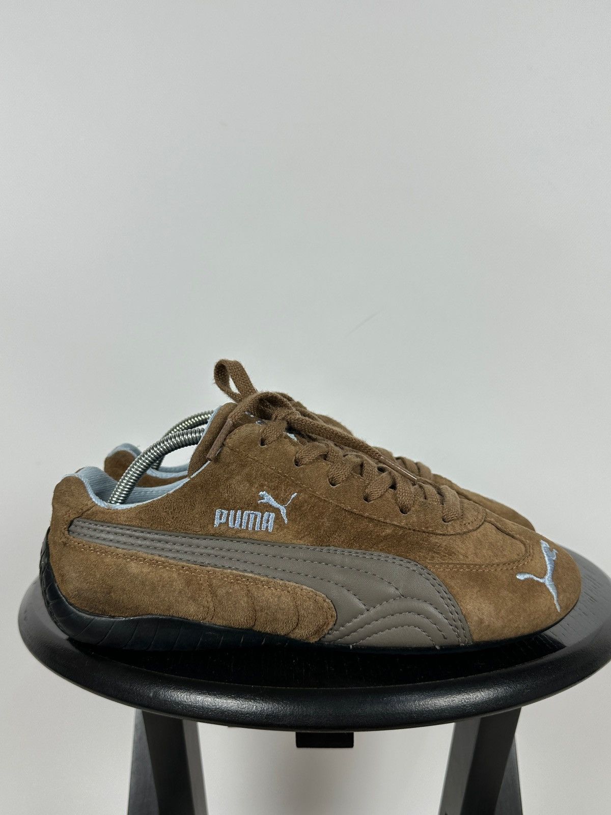 Puma Vintage Puma Speedcat Brown Suede/Leather Y2K Sneakers Size US 8 / IT 38 - 3 Thumbnail