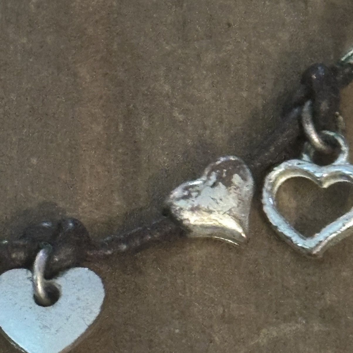 Other Leather cord heart charm bracelet Size ONE SIZE - 5 Thumbnail