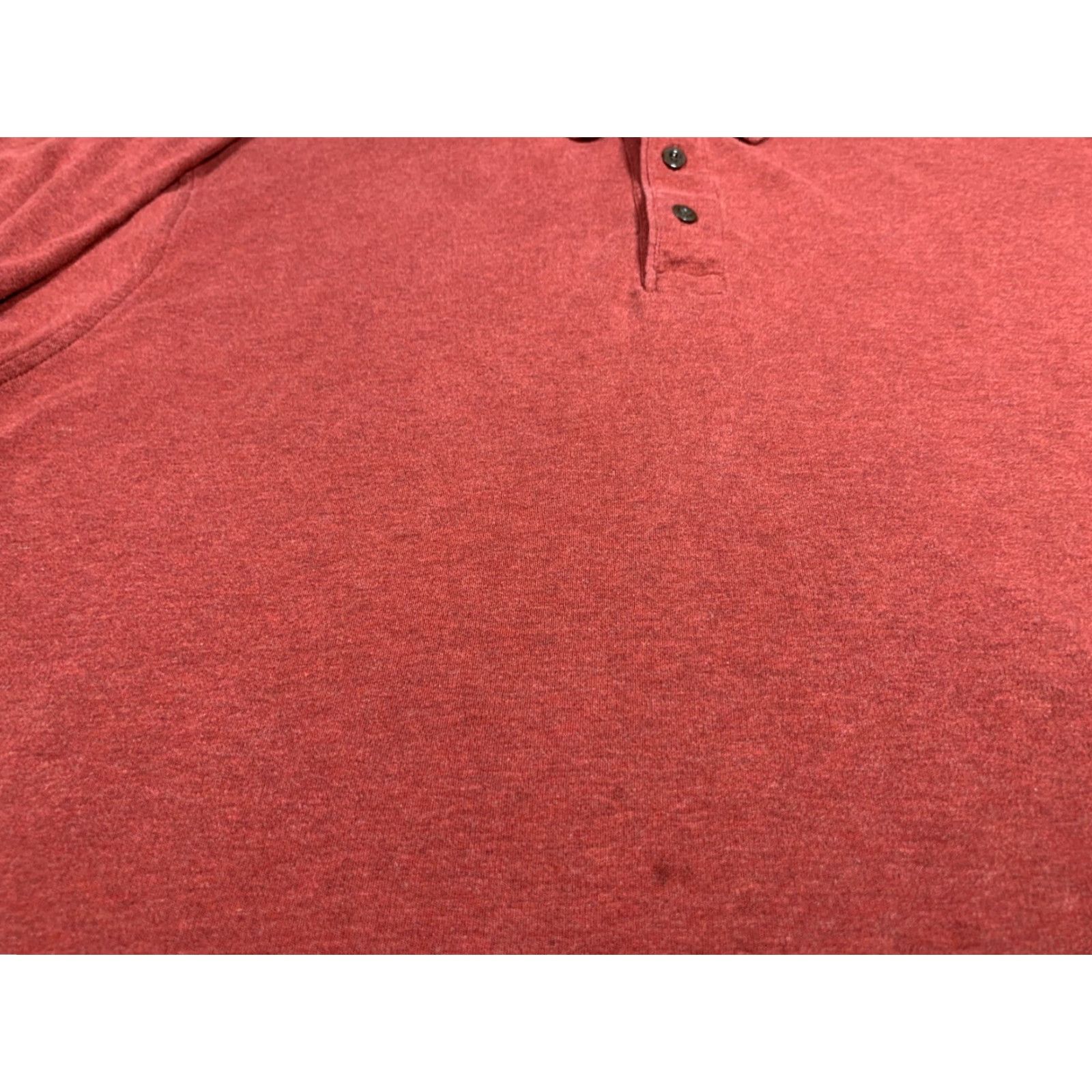 Orvis VINTAGE Orvis Polo Shirt Long Sleeve Adult Large Brick Red Cotton Outdoor Wear Size US L / EU 52-54 / 3 - 3 Thumbnail