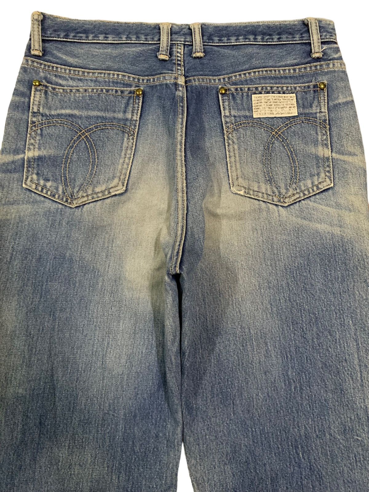 Johnbull Vintage Japanede Brand Kojima Mud Wash Baggy Ripped Jeans Size US 31 - 12 Thumbnail