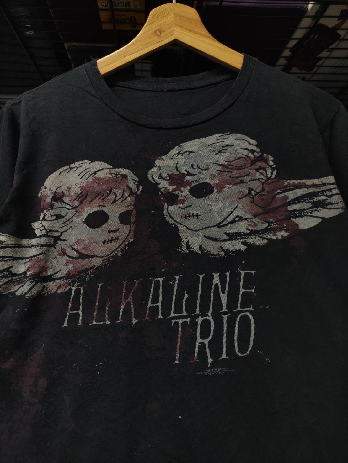 Band Tees Vtg 00's Alkaline Trio Death Cherub Band T-Shirt Size US S / EU 44-46 / 1 - 1 Thumbnail