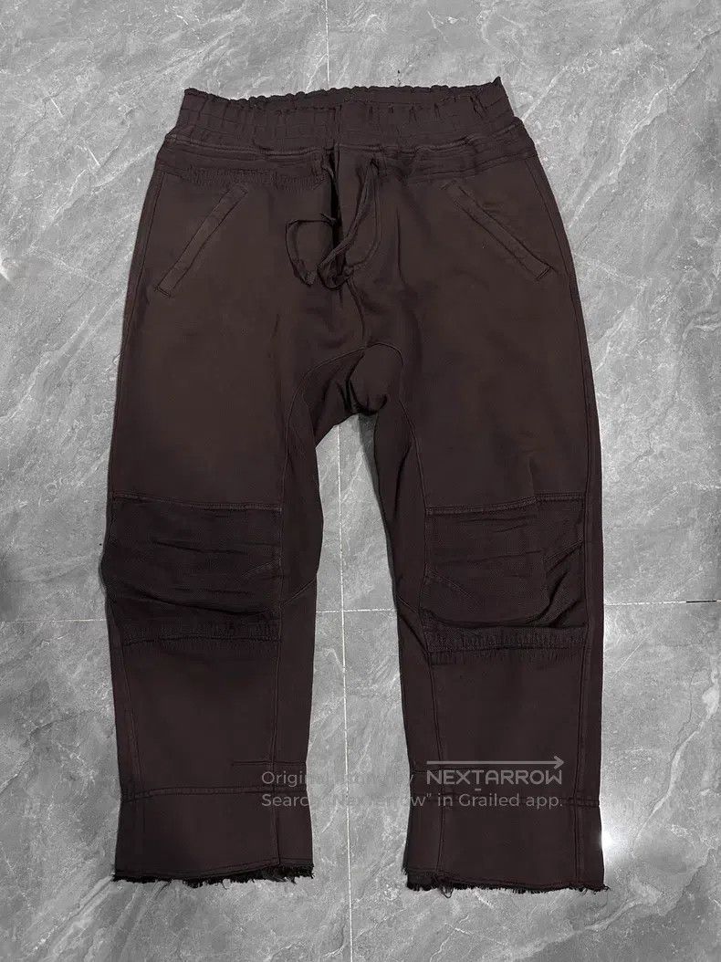 Haider Ackermann Haider Ackermann size L Dark Brown Pleated Destroyed Long P Size US 26 / EU 42 - 1 Thumbnail