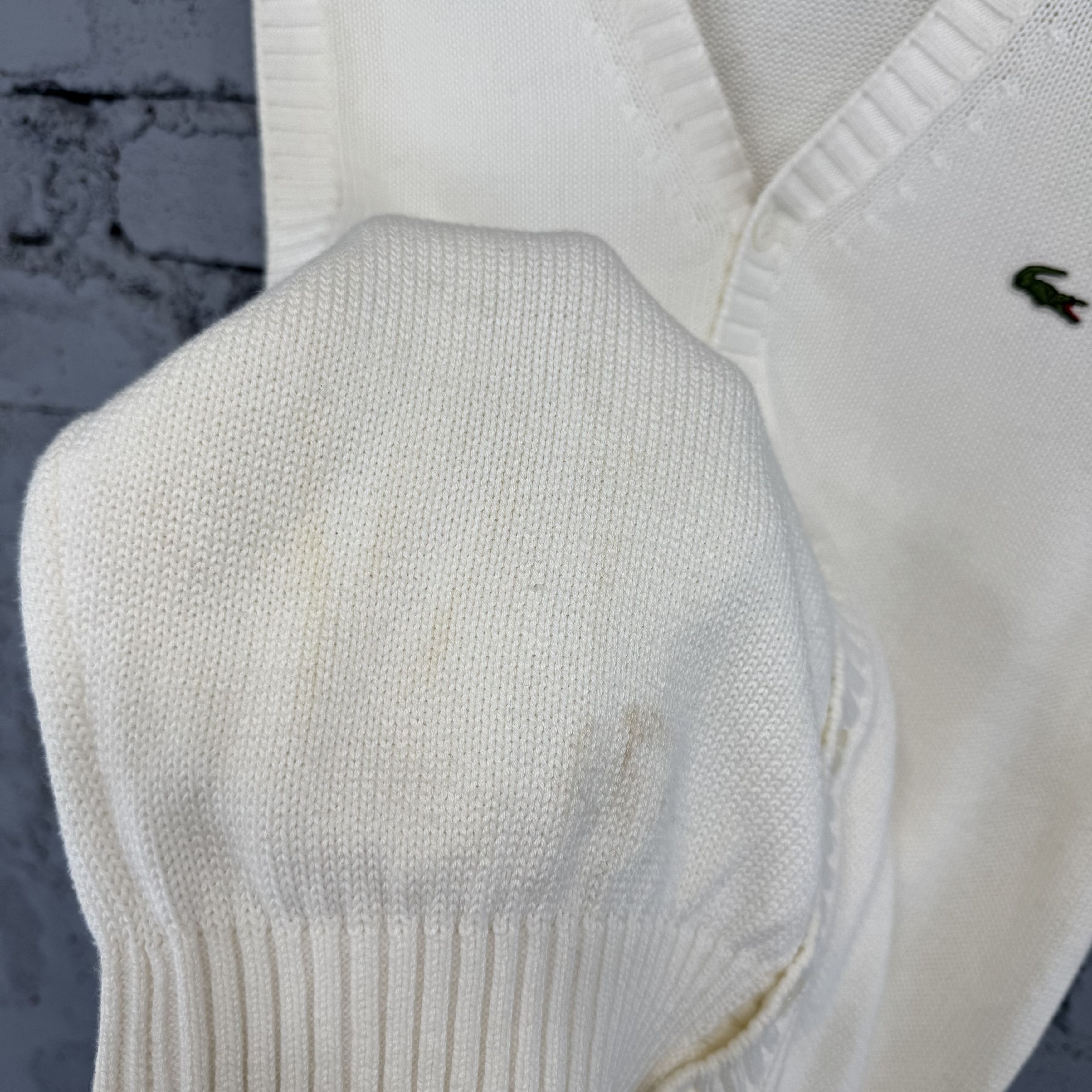 Lacoste Vintage Lacoste Knit Vest Sleeve Less Streetwear Size US L / EU 52-54 / 3 - 7 Thumbnail