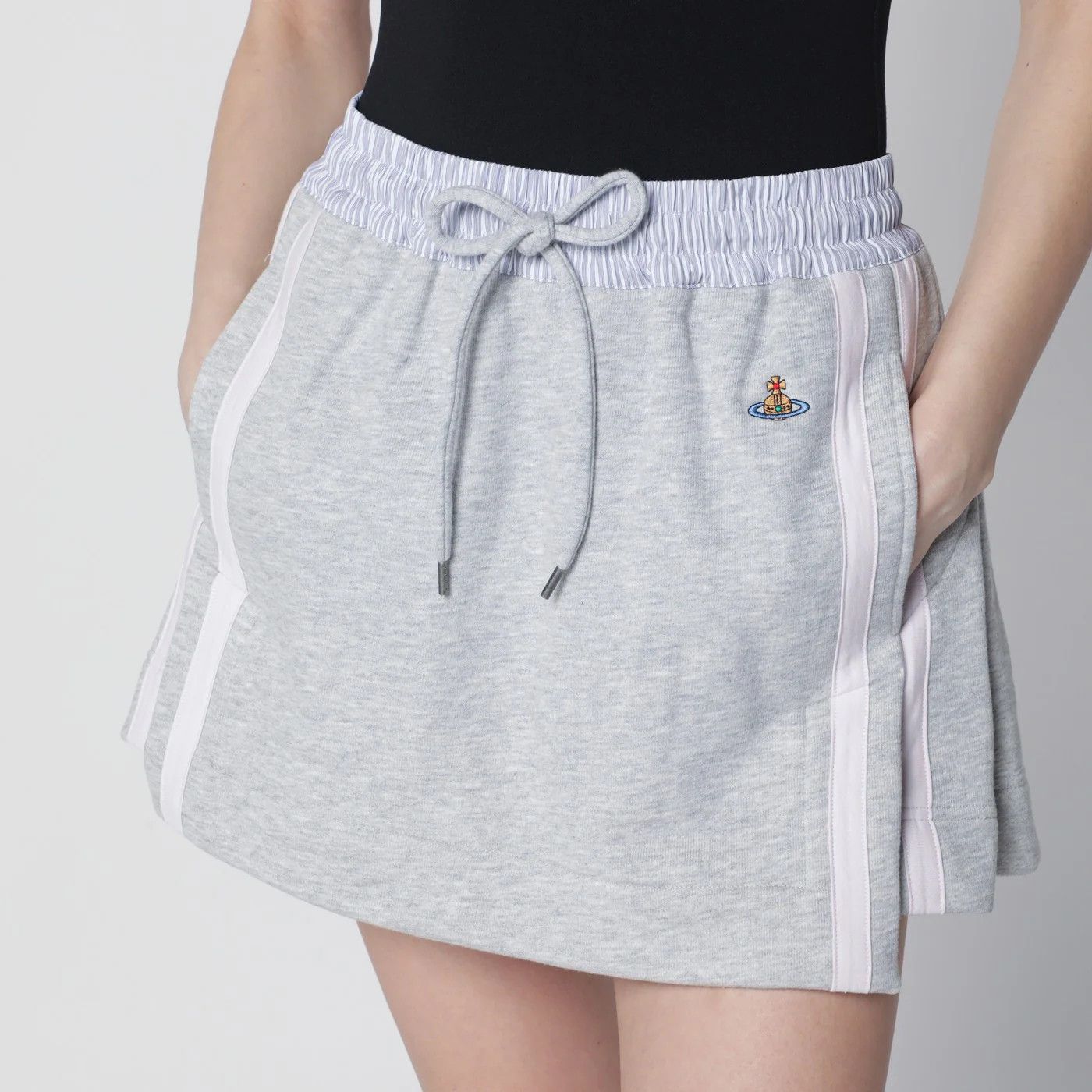 Vivienne Westwood o1d2blof0526 Mini Skirt With Logo in Gray Size 26" / US 2 / IT 38 - 5 Thumbnail