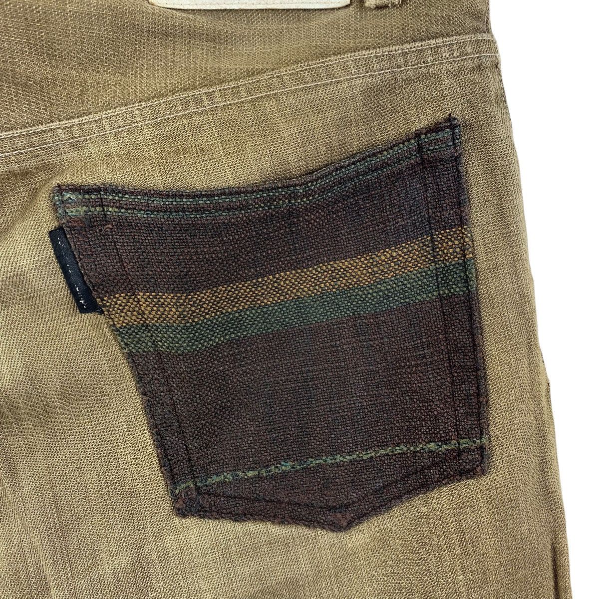 Japanese Brand CONCAVE ATTEMPT Brown colour jeans Size US 34 / EU 50 - 16 Thumbnail