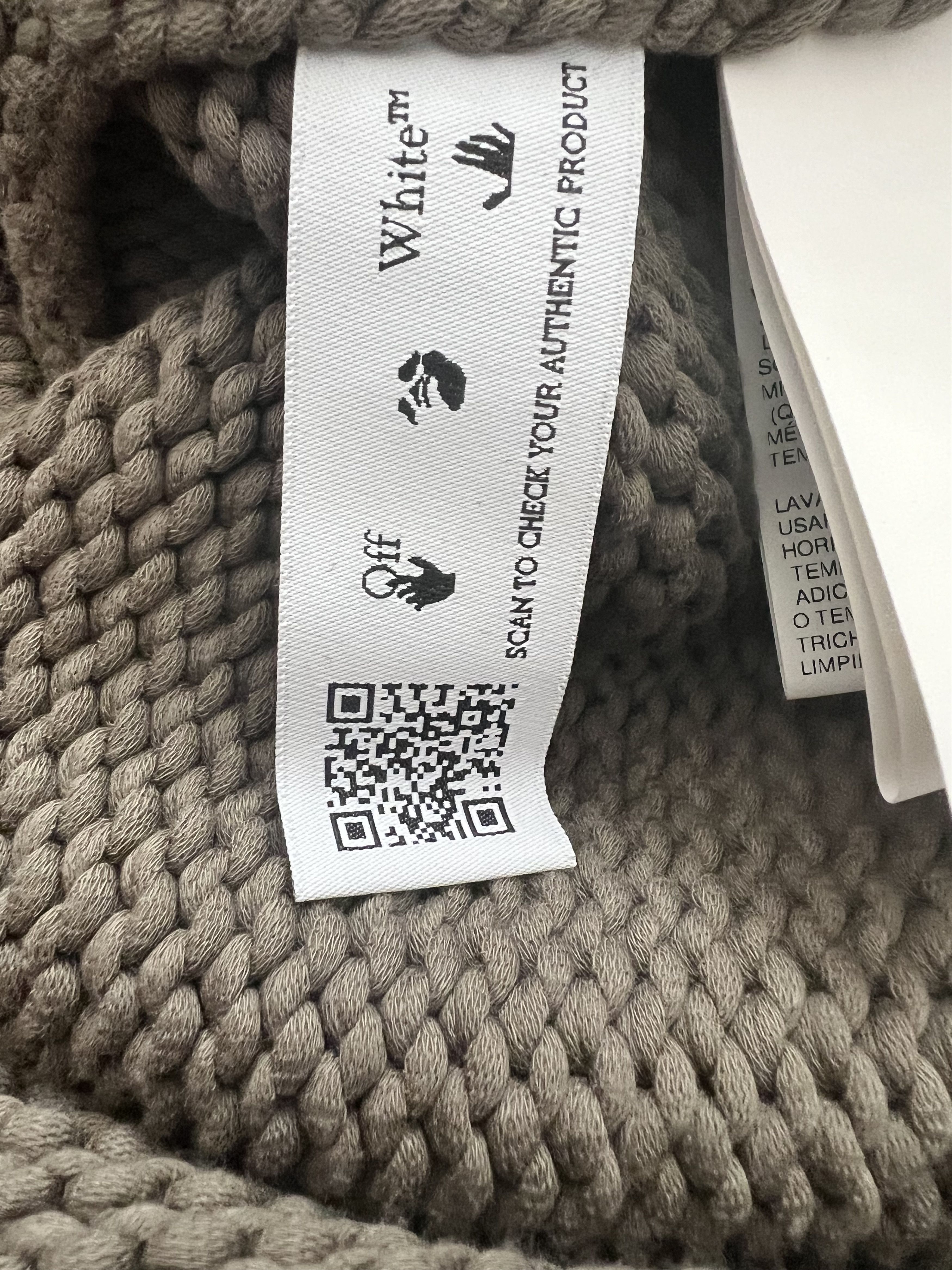 Off-White Virgil Alboh SS22 Tactical Knit Hoodie Size US M / EU 48-50 / 2 - 11 Thumbnail