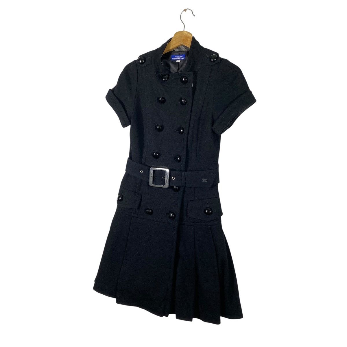 Burberry Burberry Blue Label Dress Wool Button Size 38 Black Color Size XS / US 0-2 / IT 36-38 - 2 Thumbnail