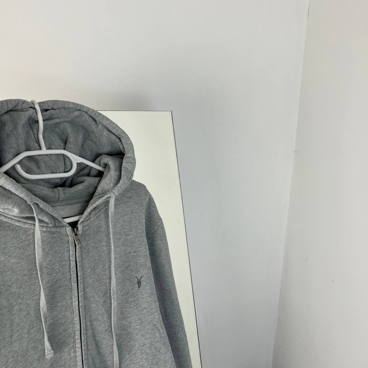 Allsaints Luxury AllSaints Mini Logo Zip Up Oversized Hoodie Size US L / EU 52-54 / 3 - 2 Thumbnail
