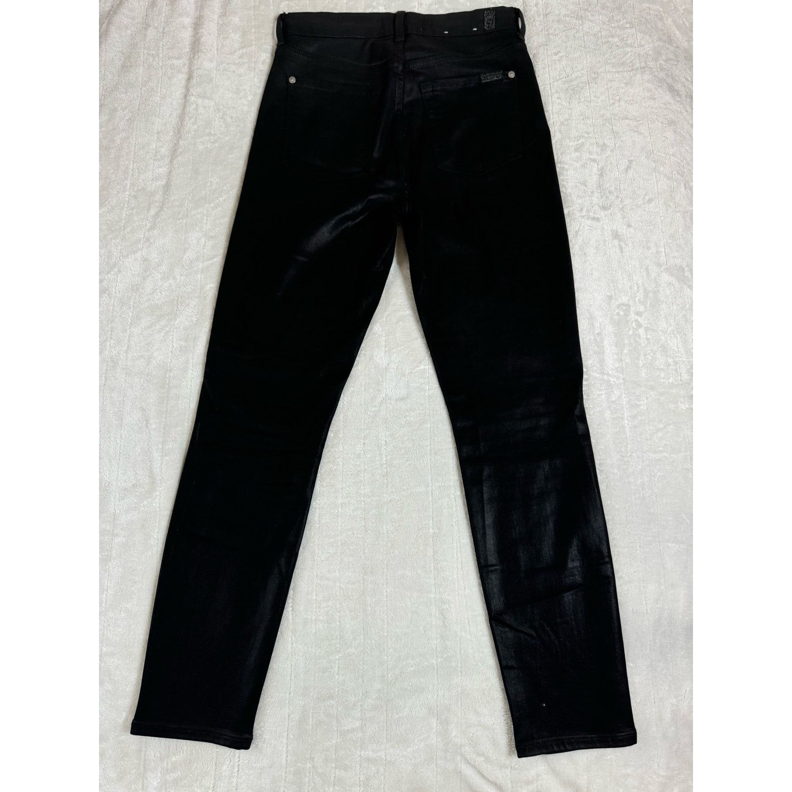 7 For All Mankind 7 For All Mankind Blair High Waist Coated Skinny Jeans USED Size 28" / US 6 / IT 42 - 3 Thumbnail