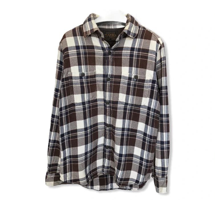 image of Uniqlo Plaid Tartan Flannel Shirt, Men's (Size Small)