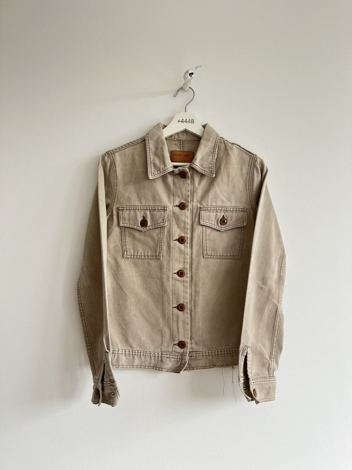 Helmut Lang Helmut Lang 1996 beige denim Size US S / EU 44-46 / 1 - 1 Thumbnail