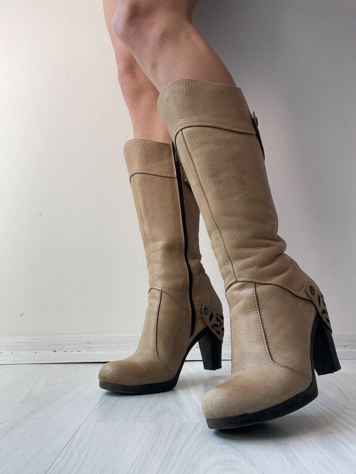 Vintage Vintage leather boots Size US 6 / IT 36 - 2 Thumbnail