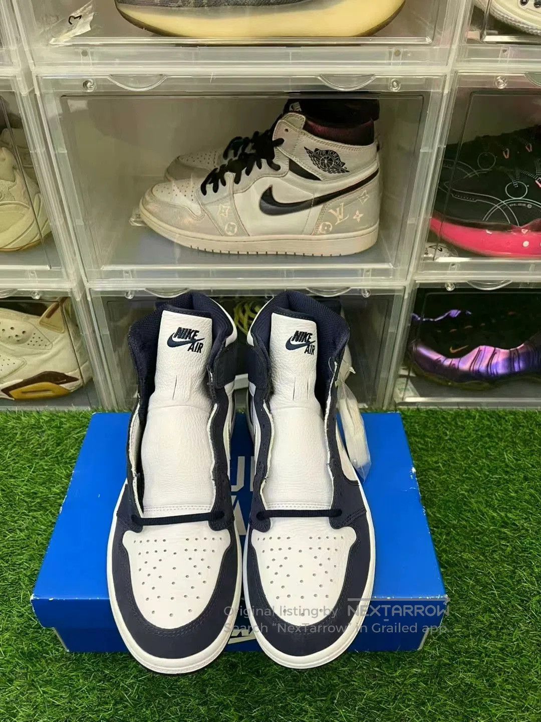 Adidas aj1 Japan Exclusive Midnight Blue Sneakers. Size US 11 / EU 44 - 2 Thumbnail