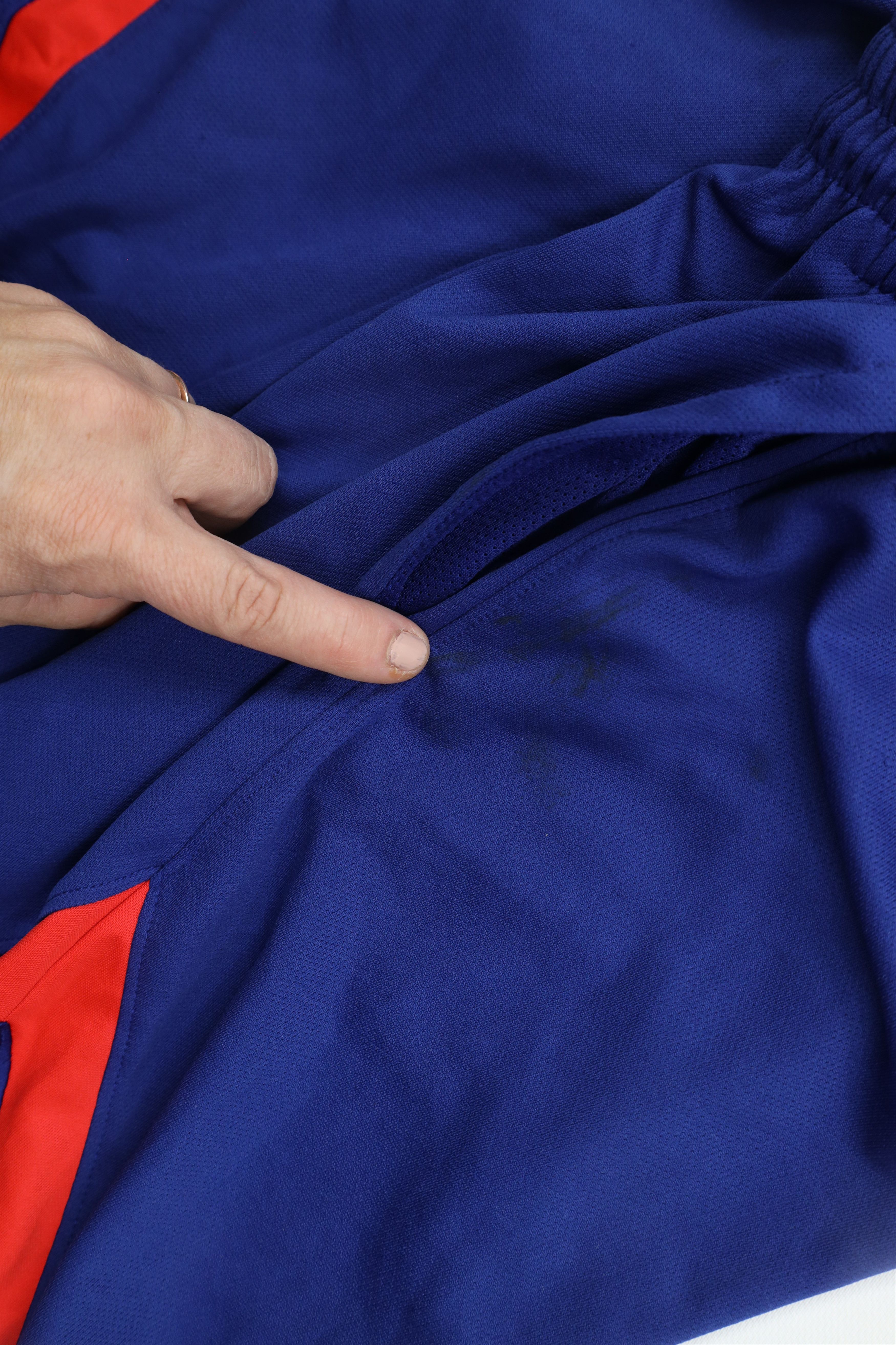 Nike × Vintage Nike Air Jordan Jumpman Gym Basketball Shorts Blue Polyester Size US 36 / EU 52 - 9 Thumbnail