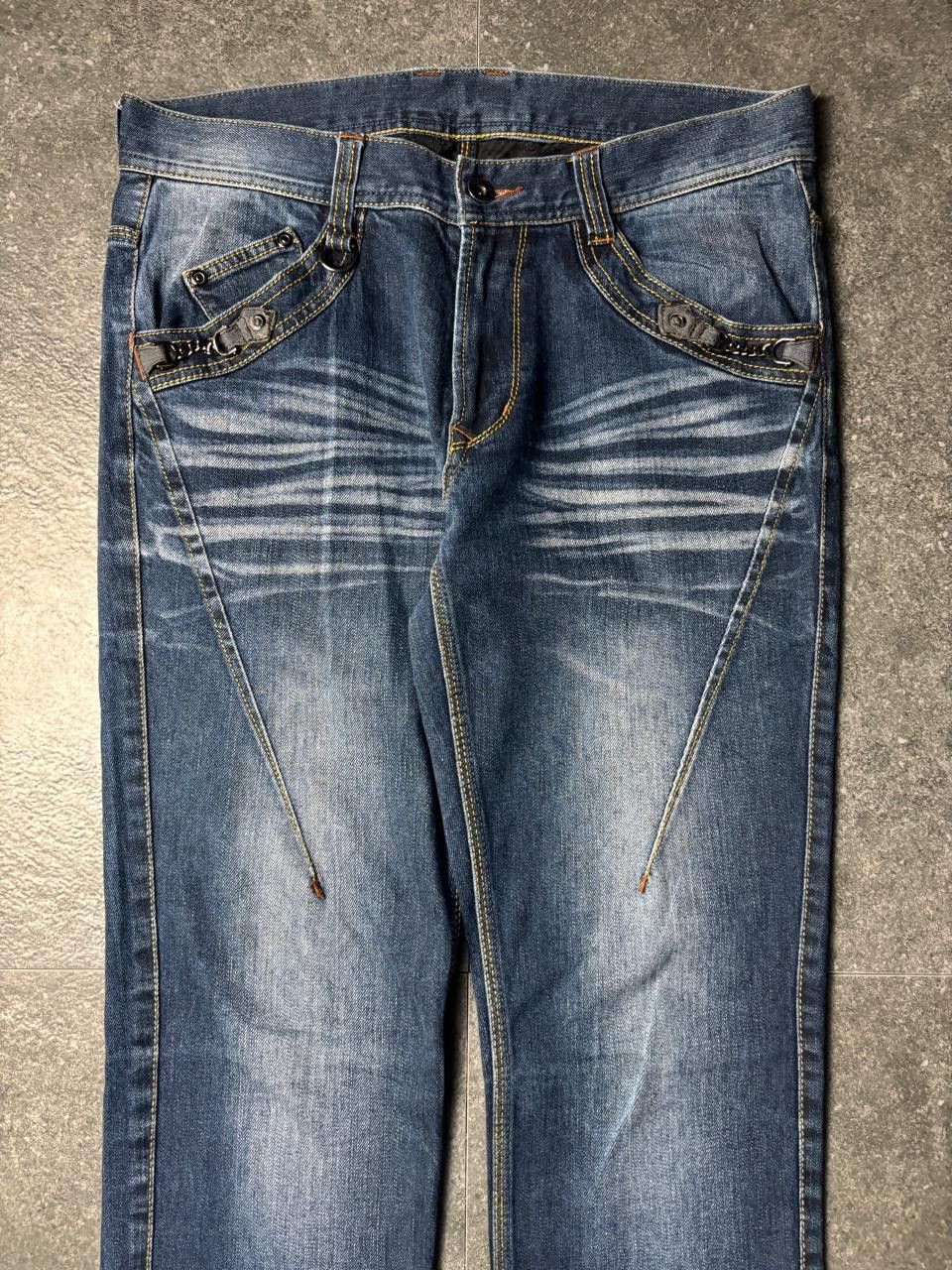 Japanese Brand 2000s Hideways Nicole Club For Men Slim Bootcut Jeans Size US 30 / EU 46 - 2 Thumbnail