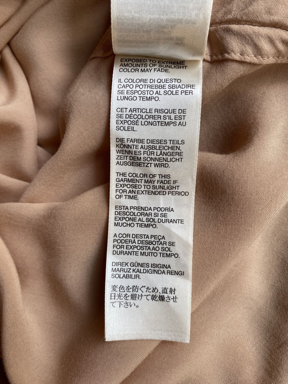 Diesel DIESEL Beige Oversized Button-Up Shirt Size M / US 6-8 / IT 42-44 - 7 Thumbnail