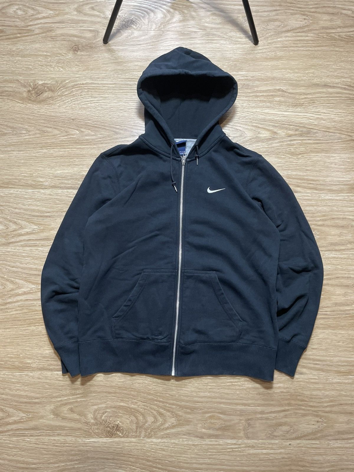 Nike Vintage Nike Zip up hoodie metal zip Size US L / EU 52-54 / 3 - 3 Thumbnail