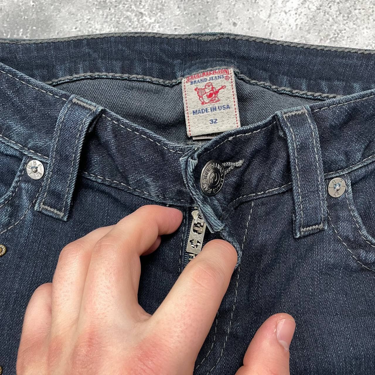 True Religion True Religion Stella Skinny Stars Jeans Women’s Blue Size 32 Size 32" / US 10 / IT 46 - 14 Thumbnail