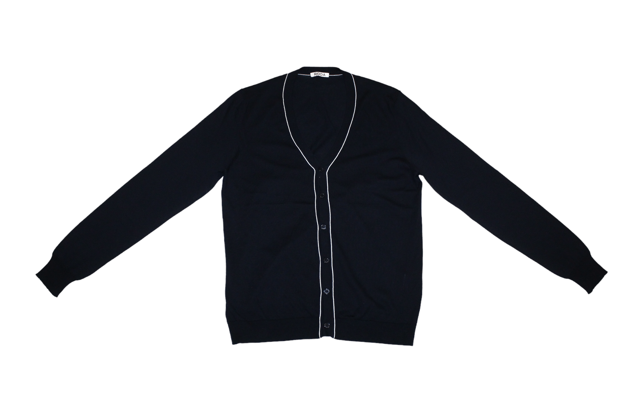 RODA RODA Classic Cotton Cardigan Size US M / EU 48-50 / 2 - 2 Thumbnail