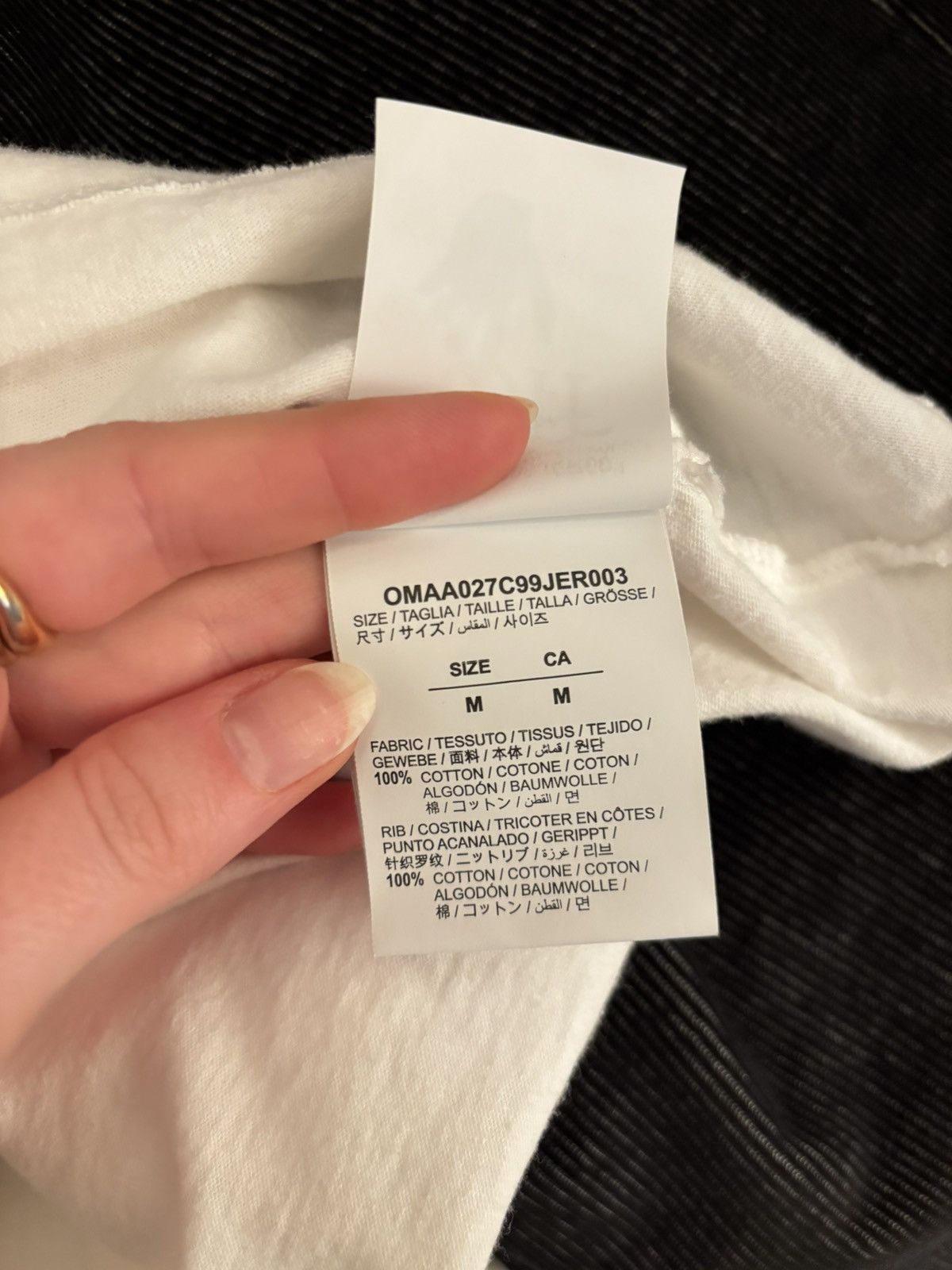 Off-White Off-White Men’s Caravaggio Arrow short-sleeve T-shirt Size Size US M / EU 48-50 / 2 - 8 Thumbnail
