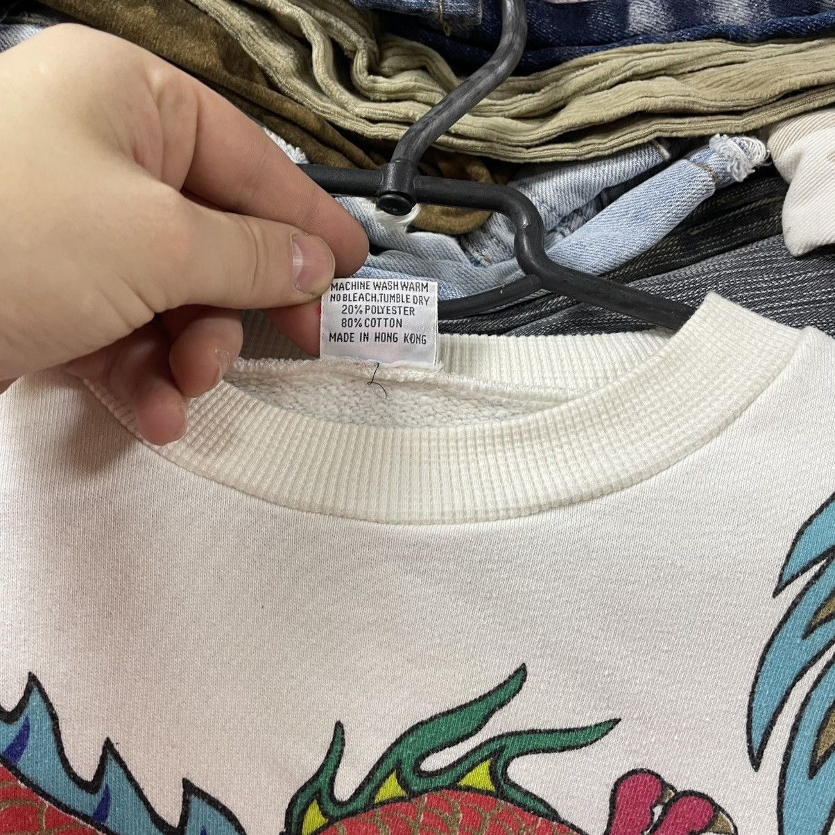 Vintage Vintage 80s Tattoo Dragon Graphic Sweatshirt Asian Streetwea Size US M / EU 48-50 / 2 - 6 Thumbnail