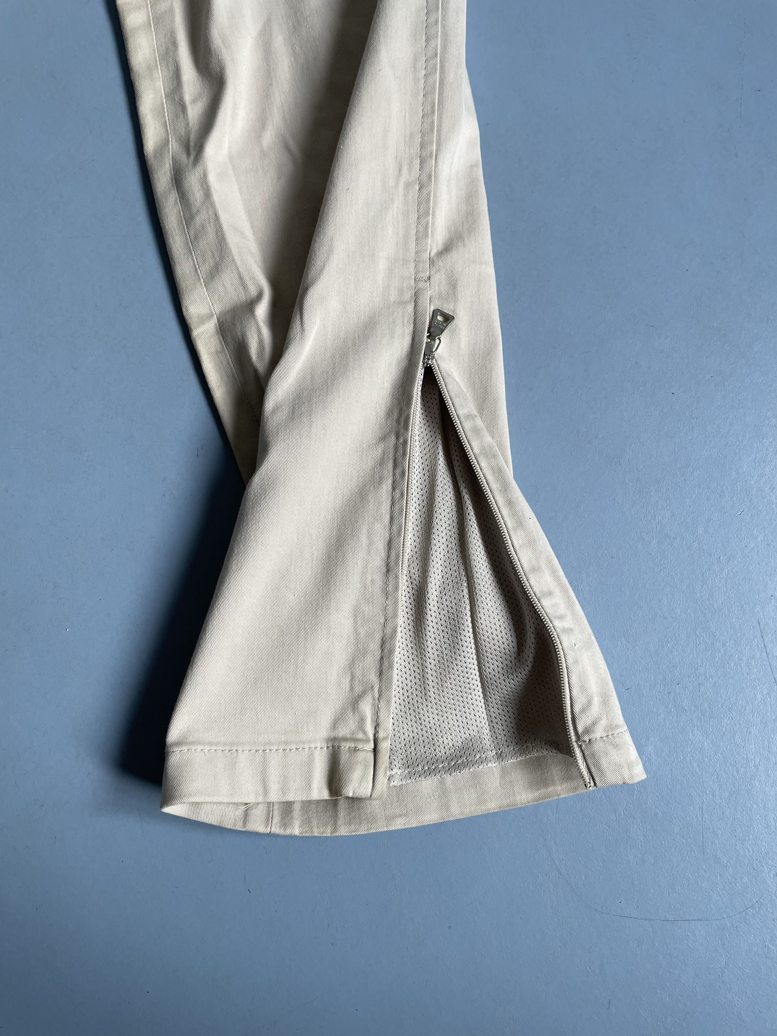 Prada Prada trackpants beige 46 trousers zipper cotton flared Size US 30 / EU 46 - 7 Thumbnail