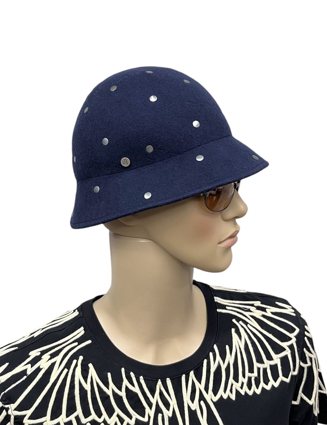Vintage 🔥RARE💥Vintage STEPHEN JONES Studded Design Wool Bucket Hat Size ONE SIZE - 2 Thumbnail