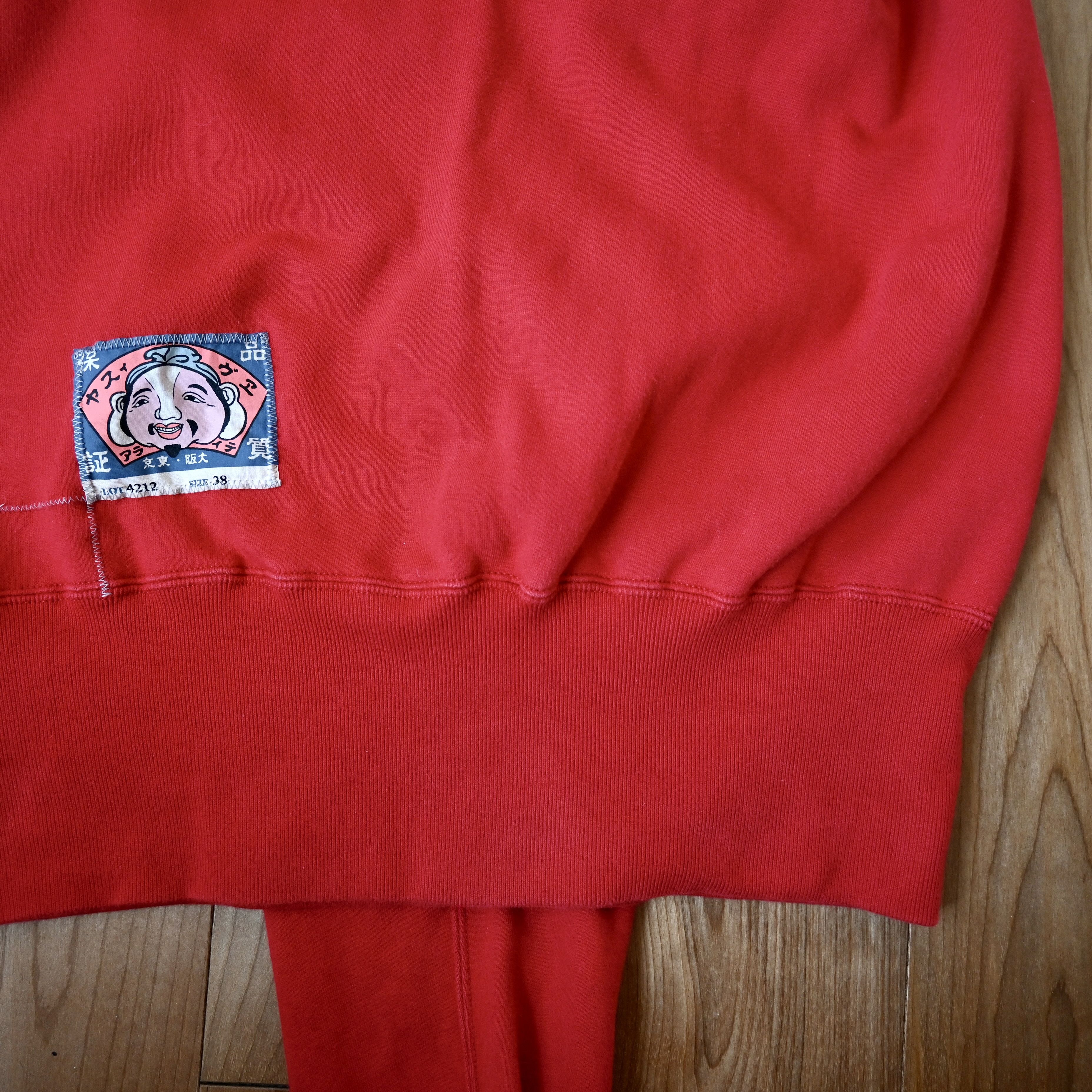 Evisu EVISU all cotton double-face crewneck sweatshirt red Size US L / EU 52-54 / 3 - 14 Thumbnail