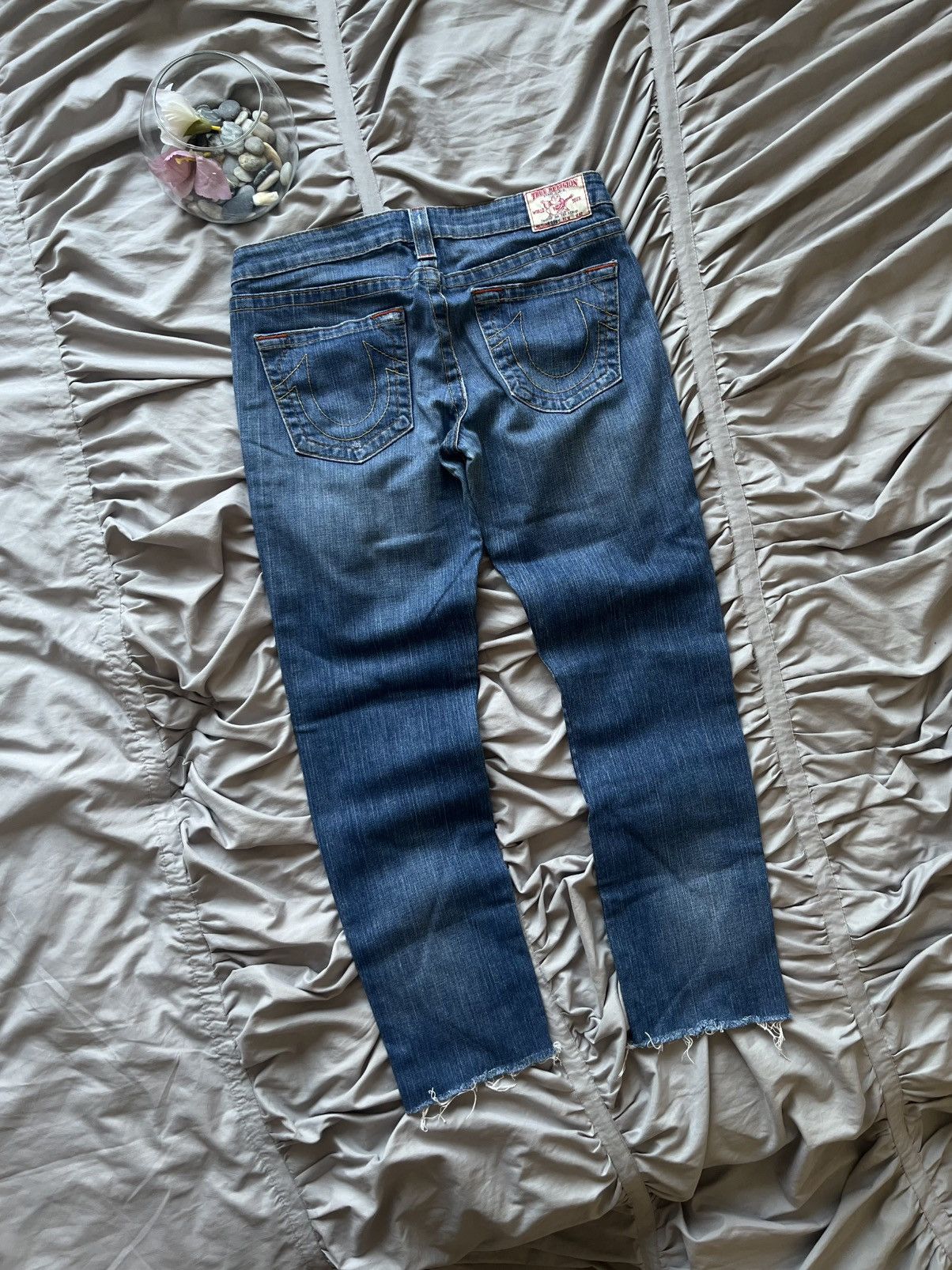 True Religion Vintage Denim True Religion Distressed Washed Jeans Japanese Size US 31 - 1 Thumbnail
