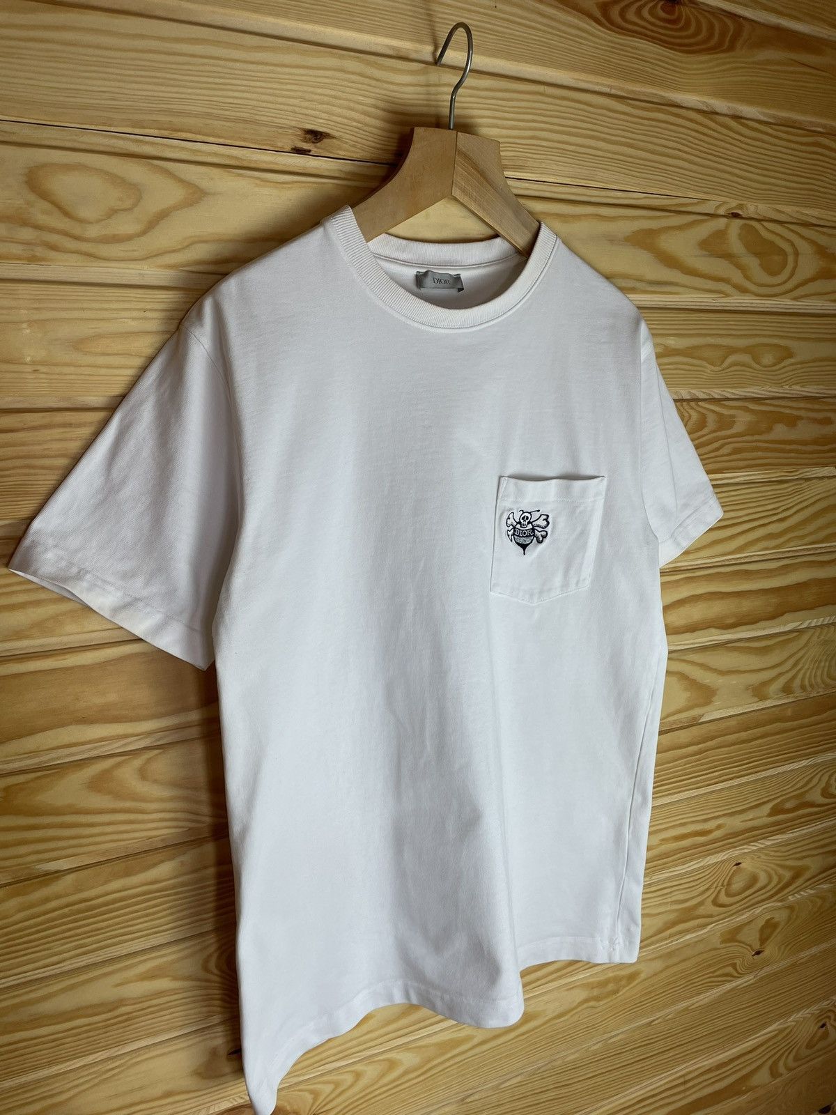 Dior × Stussy Christion Dior x Shawn Stussy Bee White T-Shirt Size US M / EU 48-50 / 2 - 2 Thumbnail