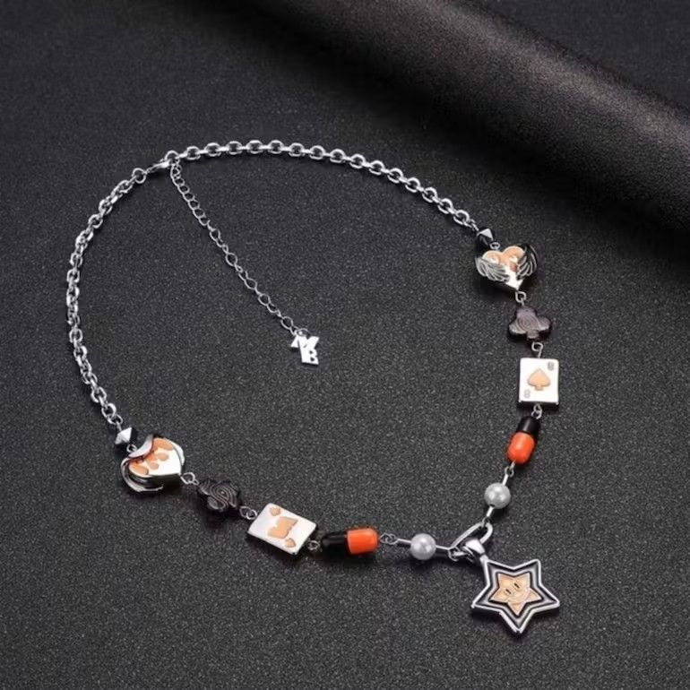 Jewelry Star Charm Choker Y2K Necklace Size ONE SIZE - 2 Thumbnail