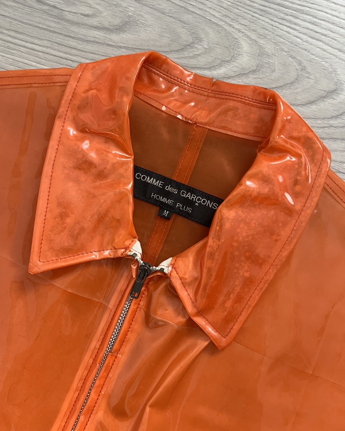 Comme des Garcons CDGHP SS1996 Polyvinyl Reflective Runway Vest Size US M / EU 48-50 / 2 - 2 Thumbnail