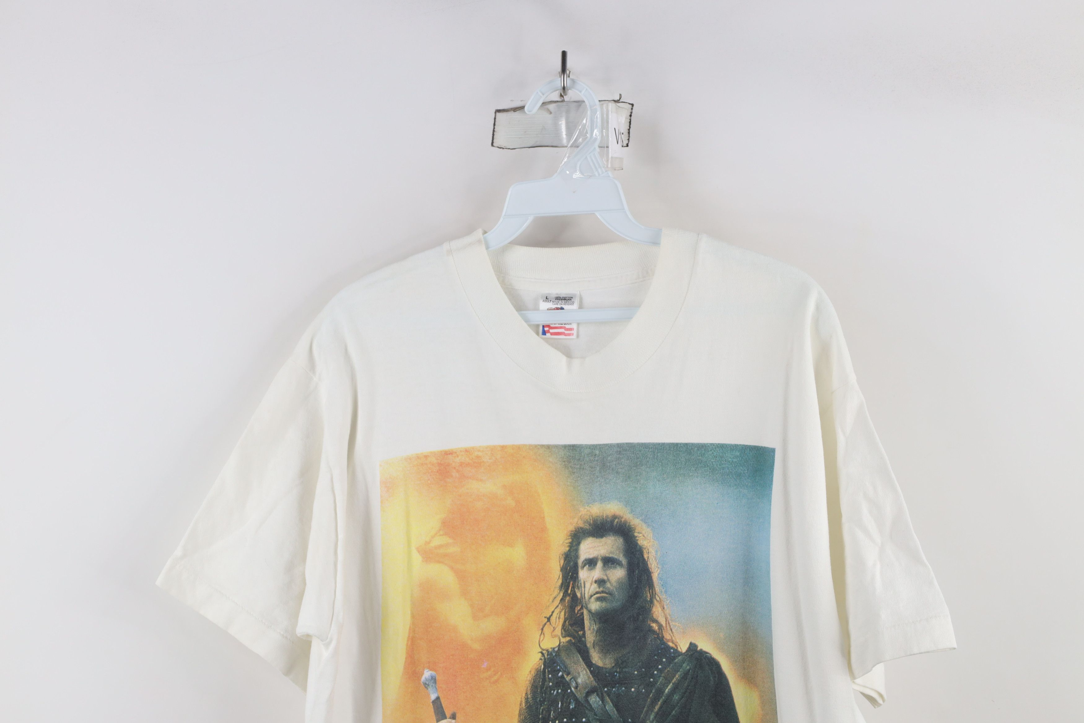 Braveheart Tシャツ Lサイズ ホワイト　映画　ビンテージ Braveheart Tシャツ Lサイズ ホワイト 映画 ビンテージ Vintage