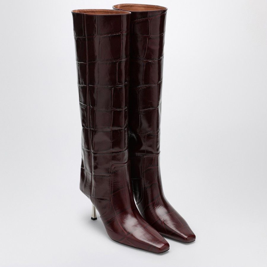 Paris Texas o1d2blof0924 High Boots in Burgundy Size US 6.5 / IT 36.5 - 2 Thumbnail