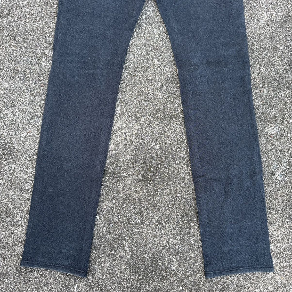 GU VINTAGE GU DENIM SLIM FIT BLACK JEAN PANTS Size US 31 - 11 Thumbnail