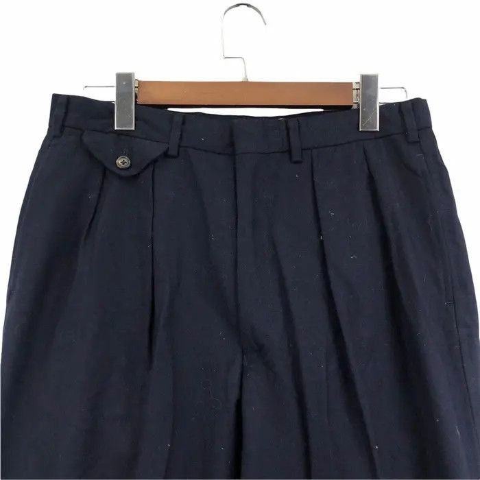 Polo Ralph Lauren Vintage 90' POLO RALPH LAUREN Blue Wool Casual Pant Chino Size US 32 / EU 48 - 2 Thumbnail