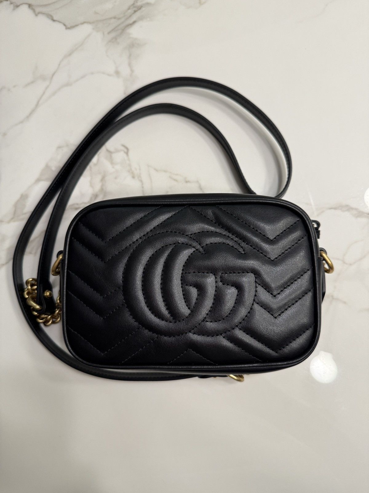Gucci Mini Marmont Camera Bag Size ONE SIZE - 3 Thumbnail