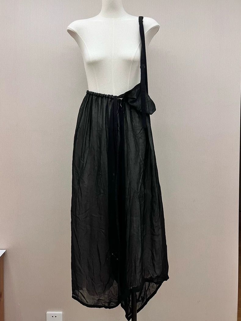 Y's Y's Silk Double Irregular Multi-Wear Trouser Skirt for the Size XS / US 0-2 / IT 36-38 - 4 Thumbnail