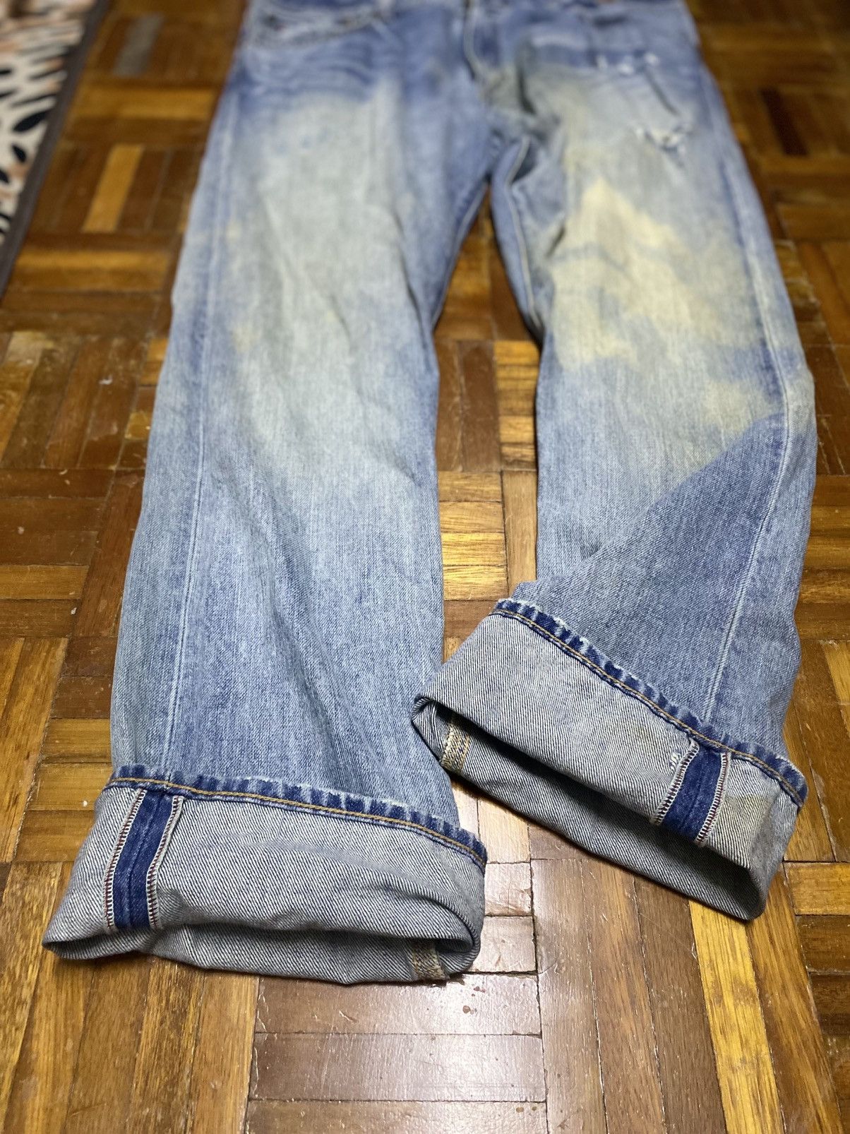 Polo Ralph Lauren × Vintage Vintage Denim Polo Ralph Lauren 90s distressed Size US 37 - 5 Thumbnail
