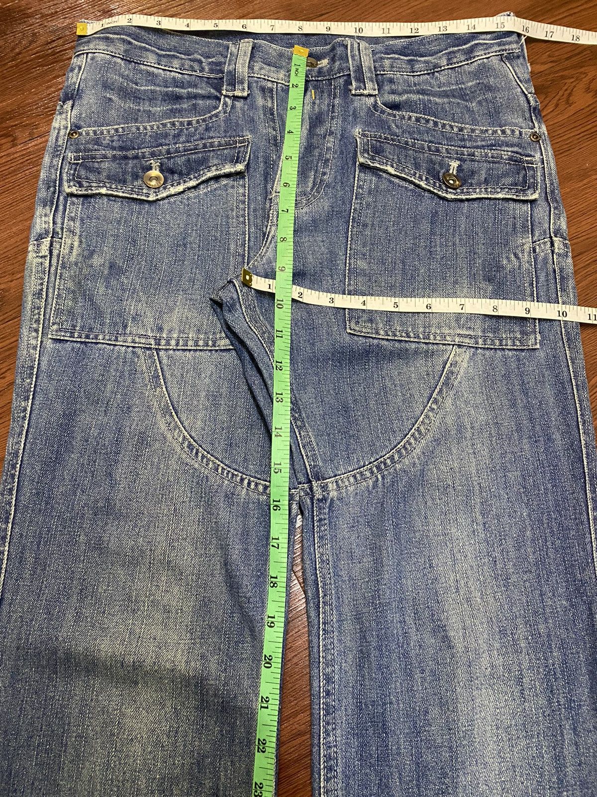 Japanese Brand Vintage Japanese Brand Bush Pants Flare Jeans Size US 31 - 12 Thumbnail